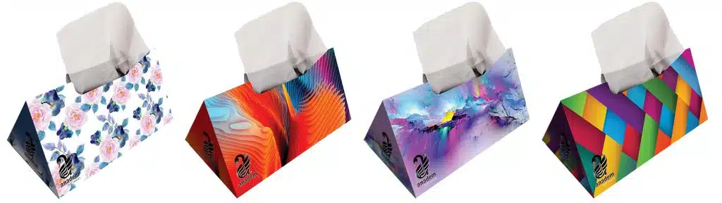 طرح های مختلف جعبه دستمال کاغذی
